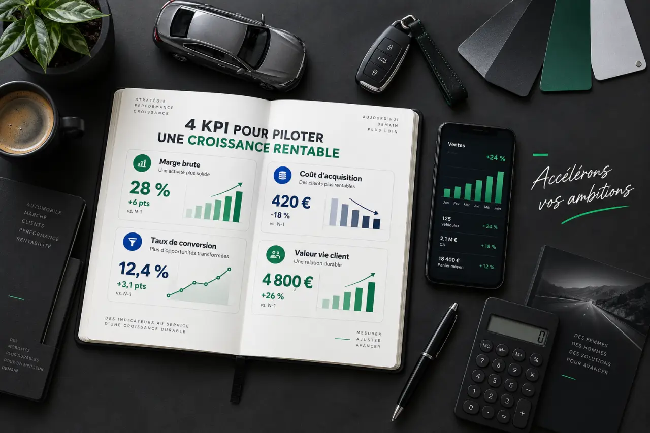 Conseil en entreprise : 4 KPI pour piloter une croissance rentable