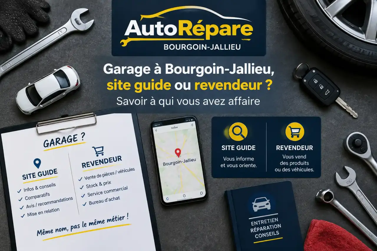 AutoRépare : garage à Bourgoin-Jallieu, site guide ou revendeur ? Savoir à qui vous avez affaire