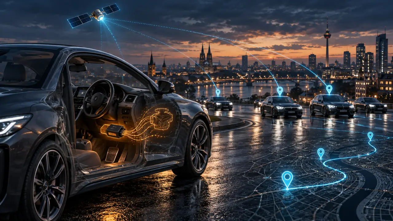 Comparaison entre un boîtier OBD connecté et un traceur GPS pour une flotte automobile