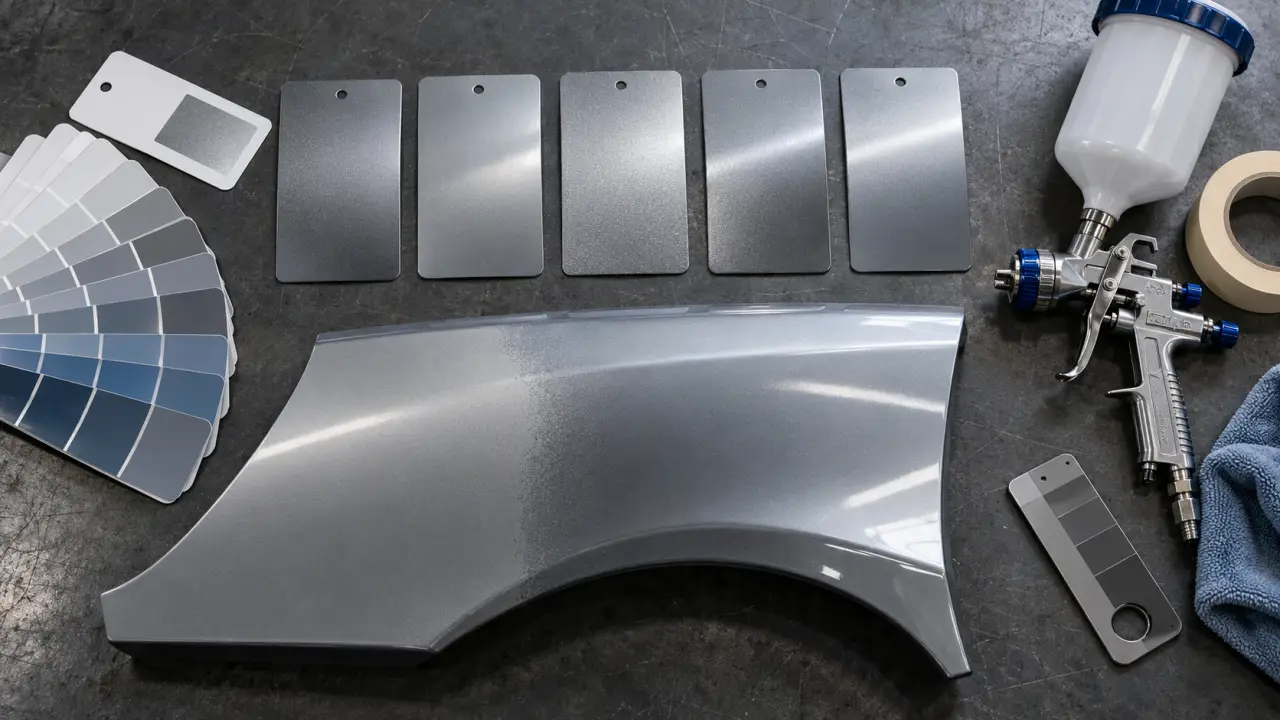 Peinture carrosserie : le bon code couleur ne suffit pas à réussir un raccord