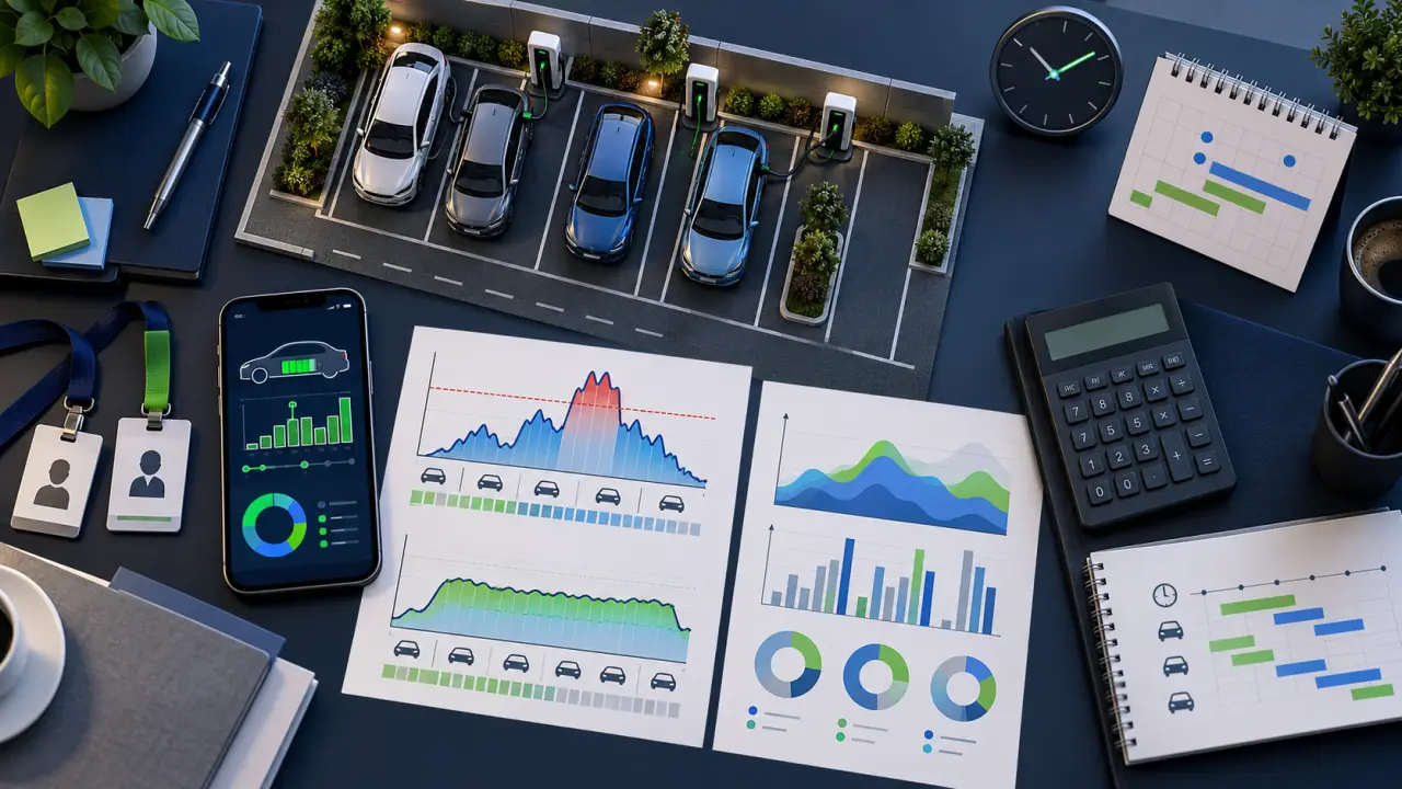 Borne de recharge en entreprise : dimensionner les usages avant de payer la puissance