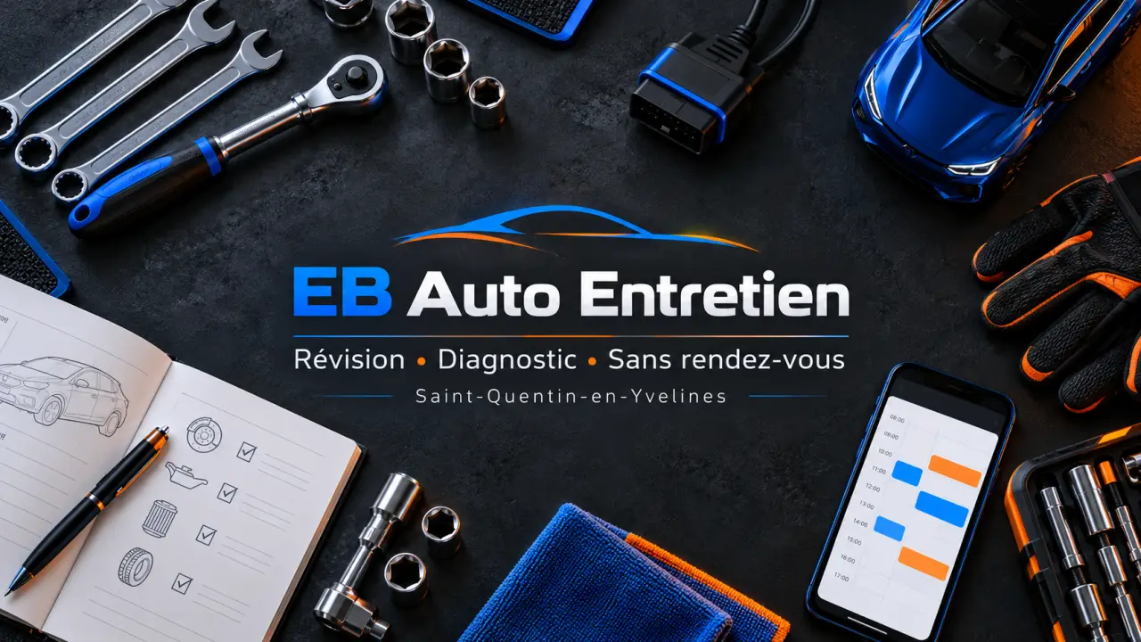 EB Auto Entretien : révision, diagnostic et accueil sans rendez-vous à Saint-Quentin-en-Yvelines